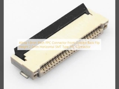 Alinta 1.0mm Pitch FPC Connector Front Contact Back Flip Height 2.0mm Connecteur FFC de type SMT horizontale