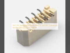 Le réceptacle SMT FPC 1,0 mm Pitch 4 ~ 30P FPC Connecteur Verticale Connecteur H=5,4 mm