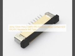 Alinta 1,0 mm d'envergure 2-30 pin connecteur FPC contact supérieur H2.0 réceptacle FPC/FFC SMT type